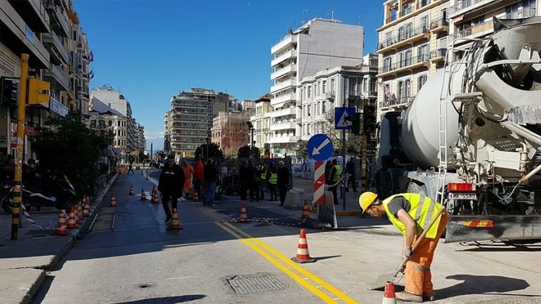 Μετρό Θεσσαλονίκης: Κυκλοφοριακές ρυθμίσεις σε τμήμα της οδού Εγνατία λόγω εργασιών