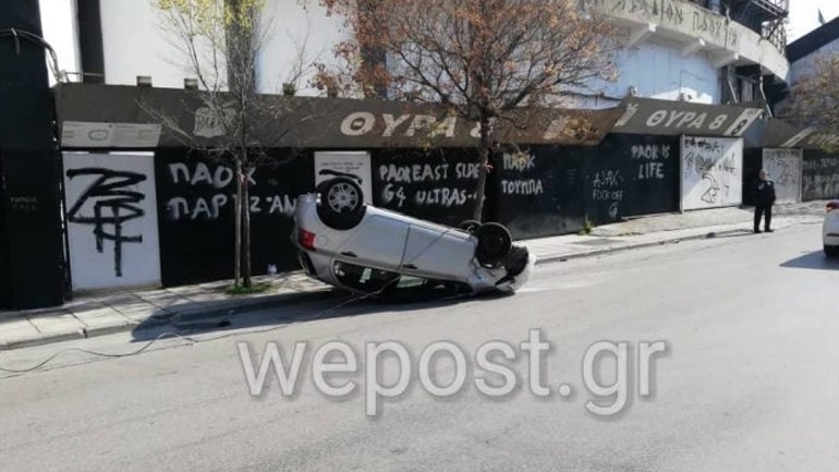 Θεσσαλονίκη: Δύο τραυματίες σε τροχαίο στην Τούμπα