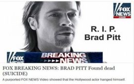 ΝΕΚΡΟΣ ο Μπραντ Πιτ! Ψευδείς φήμες-απάτη