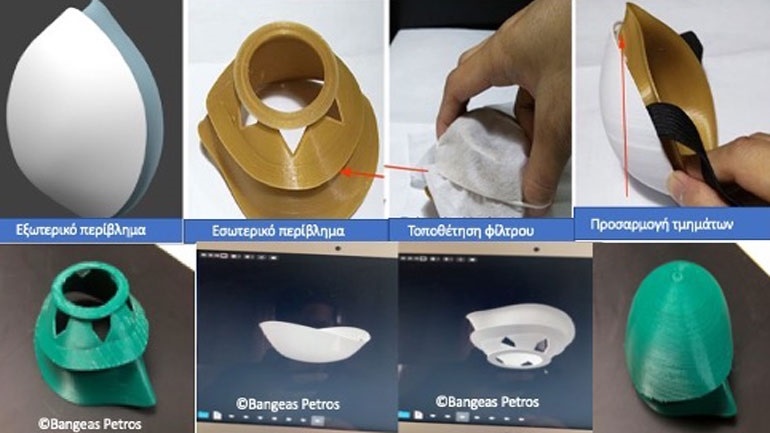 Θεσσαλονίκη: Γενικός χειρουργός σχεδίασε μάσκες νανοτεχνολογίας για να αντιμετωπιστεί η διάδοση του κορωνοϊού